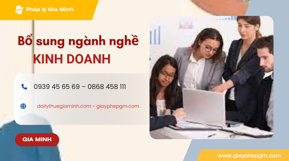 Hướng dẫn bổ sung mã ngành nghề kinh doanh hàng may mặc giày dép chi tiết 9 bổ sung mã ngành kinh doanh
