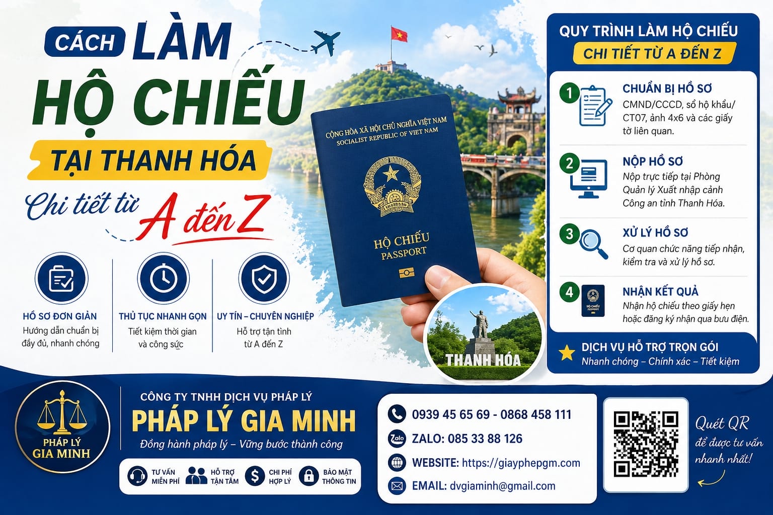 Cách xử lý khi mất hộ chiếu tại Thanh Hóa