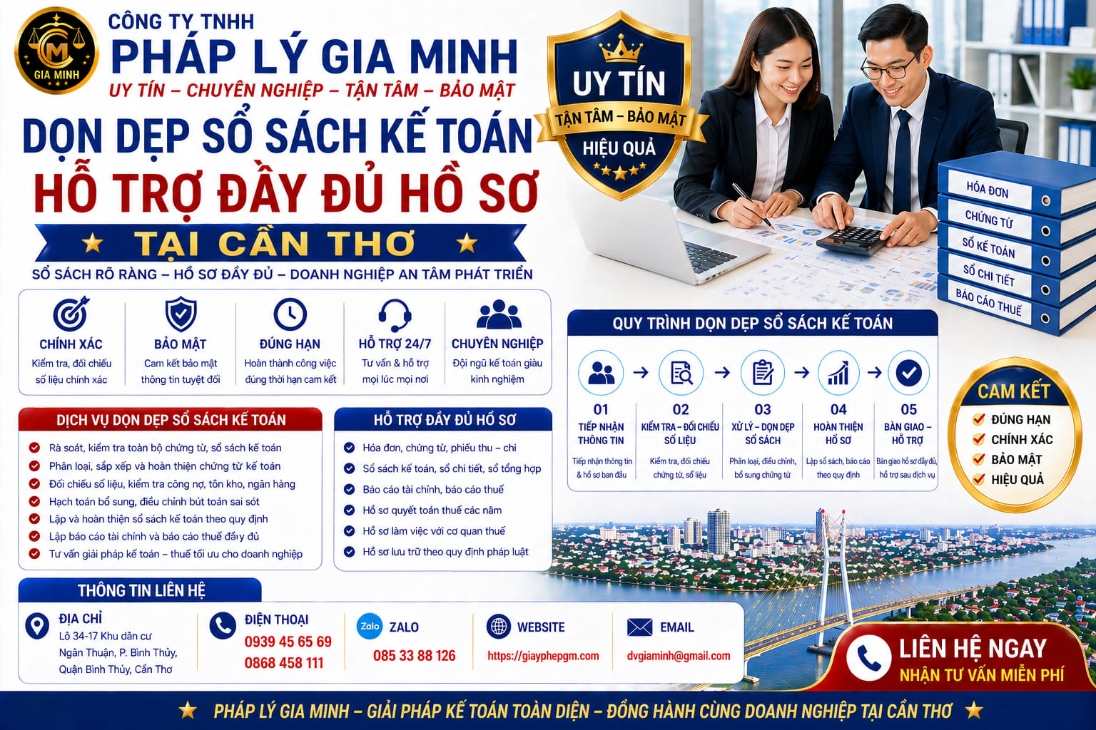 Giá kế toán trọn gói doanh nghiệp Cần Thơ