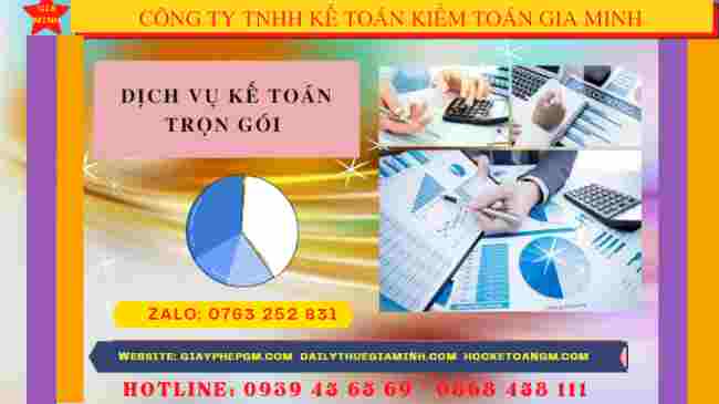 Bảng giá dịch vụ kế toán thuế trọn gói tại  Bến Tre 
