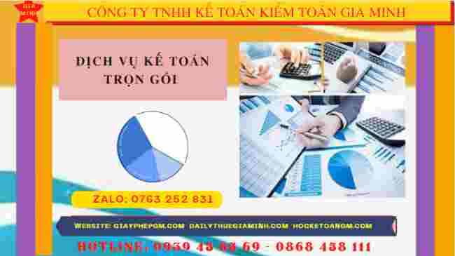 Bảng giá dịch vụ kế toán thuế trọn gói tại  Bình Phước