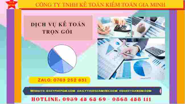 Bảng giá dịch vụ kế toán thuế trọn gói tại  Đắk Nông