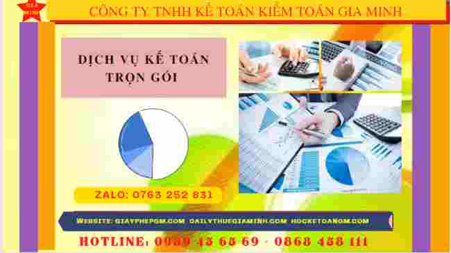 Bảng giá dịch vụ kế toán trọn gói tại Quảng Bình