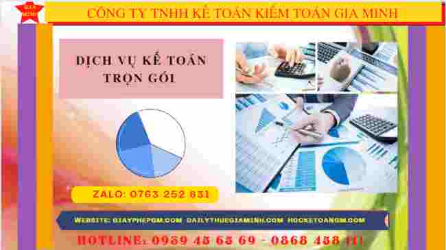 Bảng giá dịch vụ kế toán thuế trọn gói tại  Sóc Trăng 
