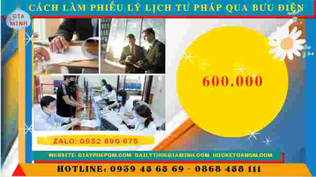 Chi phí cấp lý lịch tư pháp cho người nước ngoài tại Trà Vinh