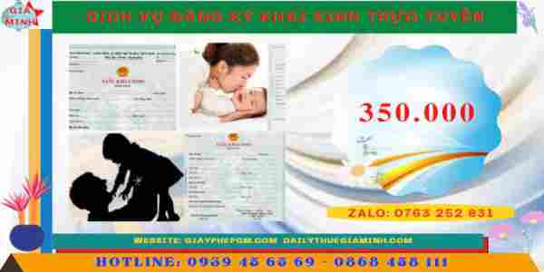 Dịch vụ đăng ký khai sinh trực tuyến tại Bà Rịa Vũng Tàu 11 Chi phí đăng ký khai sinh online tại Bà Rịa Vũng Tàu