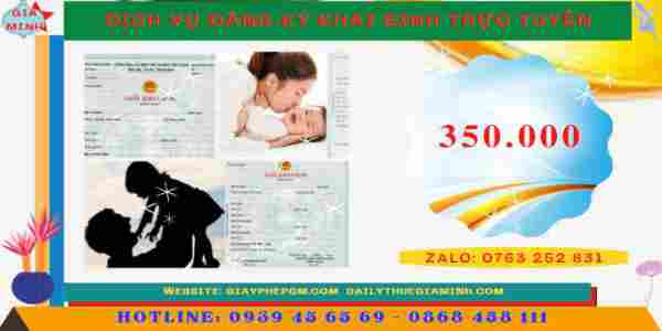 Dịch vụ đăng ký khai sinh trực tuyến tại Cà Mau nhanh chóng, tiện lợi 5 Chi phí đăng ký khai sinh online tại Cà Mau