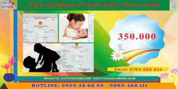 Dịch vụ đăng ký khai sinh trực tuyến tại Tiền Giang 5 Chi phí đăng ký khai sinh online tại Tiền Giang