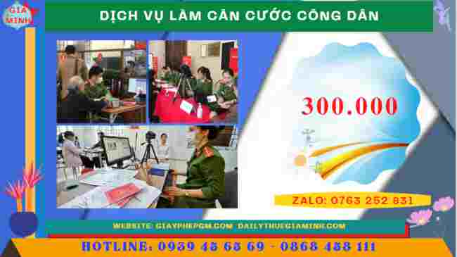 DỊCH VỤ THAY ĐỔI CĂN CƯỚC TẠI SÓC TRĂNG 5 Chi phí dịch vụ làm căn cước công dân tại Sóc Trăng