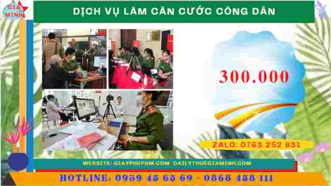 DỊCH VỤ THAY ĐỔI CĂN CƯỚC TẠI TUYÊN QUANG 12 Chi phí dịch vụ làm căn cước công dân tại Tuyên Quang