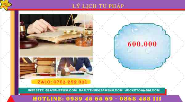 Cách làm lý lịch tư pháp qua bưu điện 5 Chi phí làm lý lịch tư pháp qua bưu điện