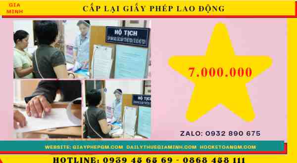 Thủ tục cấp lại giấy phép lao động hết hạn 5 Chi phí xin cấp lại giấy phép lao động