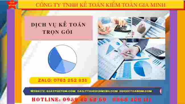 Bảng giá dịch vụ kế toán thuế trọn gói tại  Tiền Giang