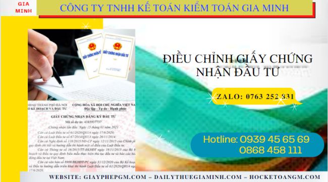Dịch vụ điều chỉnh giấy chứng nhận đầu tư tại Kon Tum