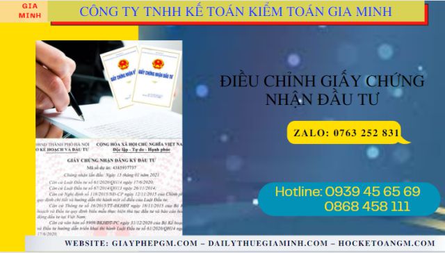Dịch vụ điều chỉnh giấy chứng nhận đầu tư tại Tây Ninh