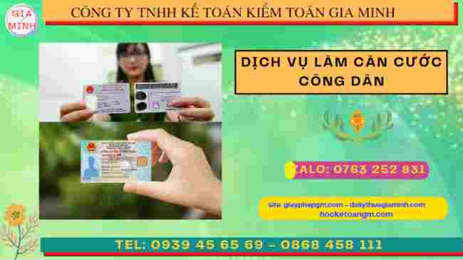 Dịch vụ thay đổi căn cước tại Quảng Ngãi
