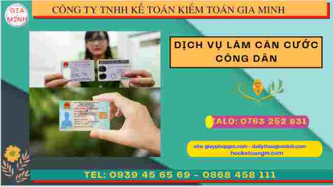 DỊCH VỤ THAY ĐỔI CĂN CƯỚC TẠI TT HUẾ 8 Dịch vụ làm căn cước công dân gắn chíp đúng hạn tại TT Huế