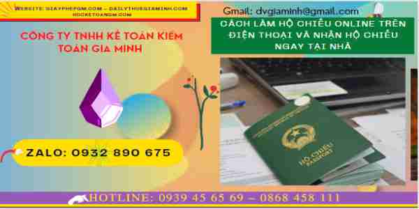 Hướng dẫn cách làm hộ chiếu online trên điện thoại và nhận hộ chiếu ngay tại nhà