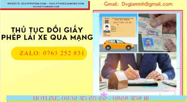 HƯỚNG DẪN THỦ TỤC ĐỔI GIẤY PHÉP LÁI XE 8 Hướng dẫn thủ tục đổi giấy phép lái xe mới nhất