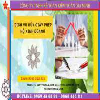 Dịch vụ hủy giấy phép hộ kinh doanh tại Cà Mau 6 Hủy giấy phép hộ kinh doanh cá thể tại Cà Mau như thế nào