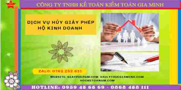 Hủy giấy phép hộ kinh doanh cá thể tại Quảng Ninh