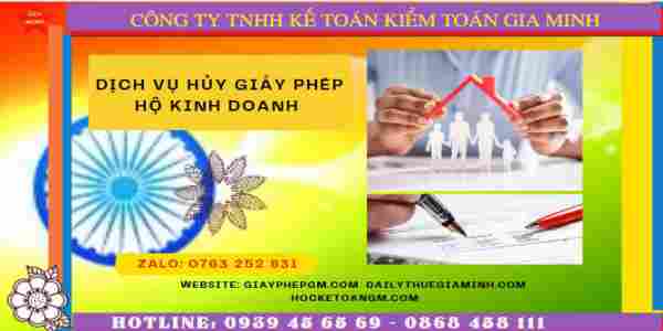 Hủy giấy phép hộ kinh doanh cá thể tại Sơn La