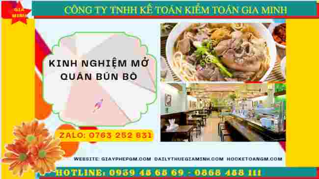 Kinh nghiệm mở quán bún bò đông khách, lợi nhuận cao cho người mới 9 Kinh nghiệm mở quán bún bò