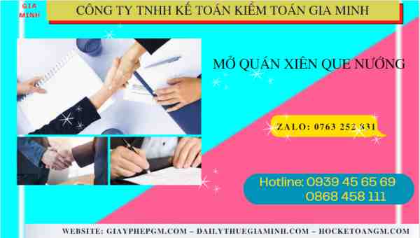 MỞ QUÁN XIÊN QUE NƯỚNG 8 Kinh nghiệm mở quán nướng vỉa hè