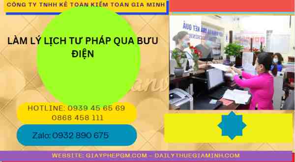 Cách làm lý lịch tư pháp qua bưu điện 4 Làm lý lịch tư pháp qua bưu điện như thế nào