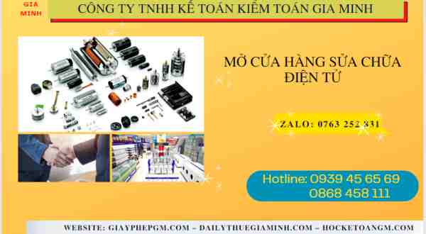 MỞ CỬA HÀNG SỬA CHỮA ĐIỆN TỬ 8 Mở cửa hàng sửa chữa điện tử cần làm những gì