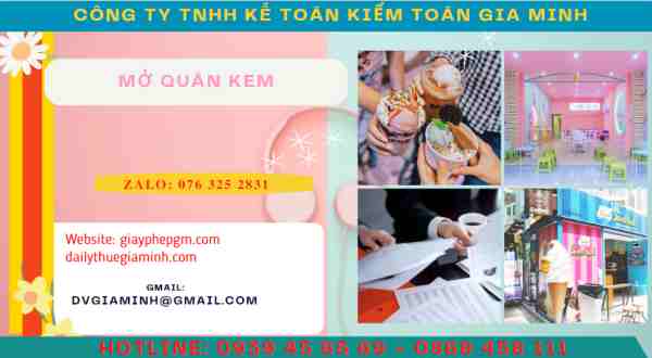 Thủ tục đăng ký kinh doanh kem
