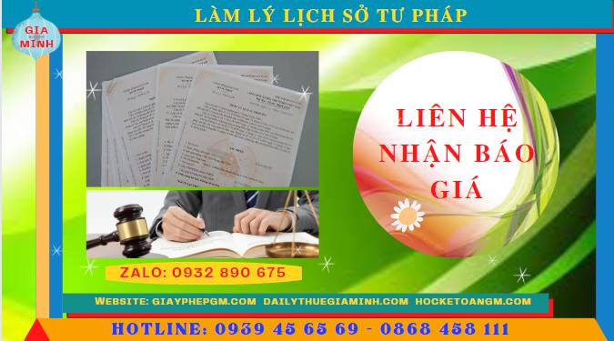 Làm lý lịch sở tư pháp TT Huế 11 Xin lý lịch tư pháp tại đâu ở TT Huế
