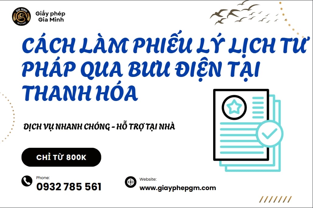 Cách làm phiếu lý lịch tư pháp qua bưu điện tại Thanh Hóa nhanh chóng, hợp lệ, không cần đến trực tiếp 9 Hướng dẫn chi tiết cách làm phiếu lý lịch tư pháp qua bưu điện tại Thanh Hóa