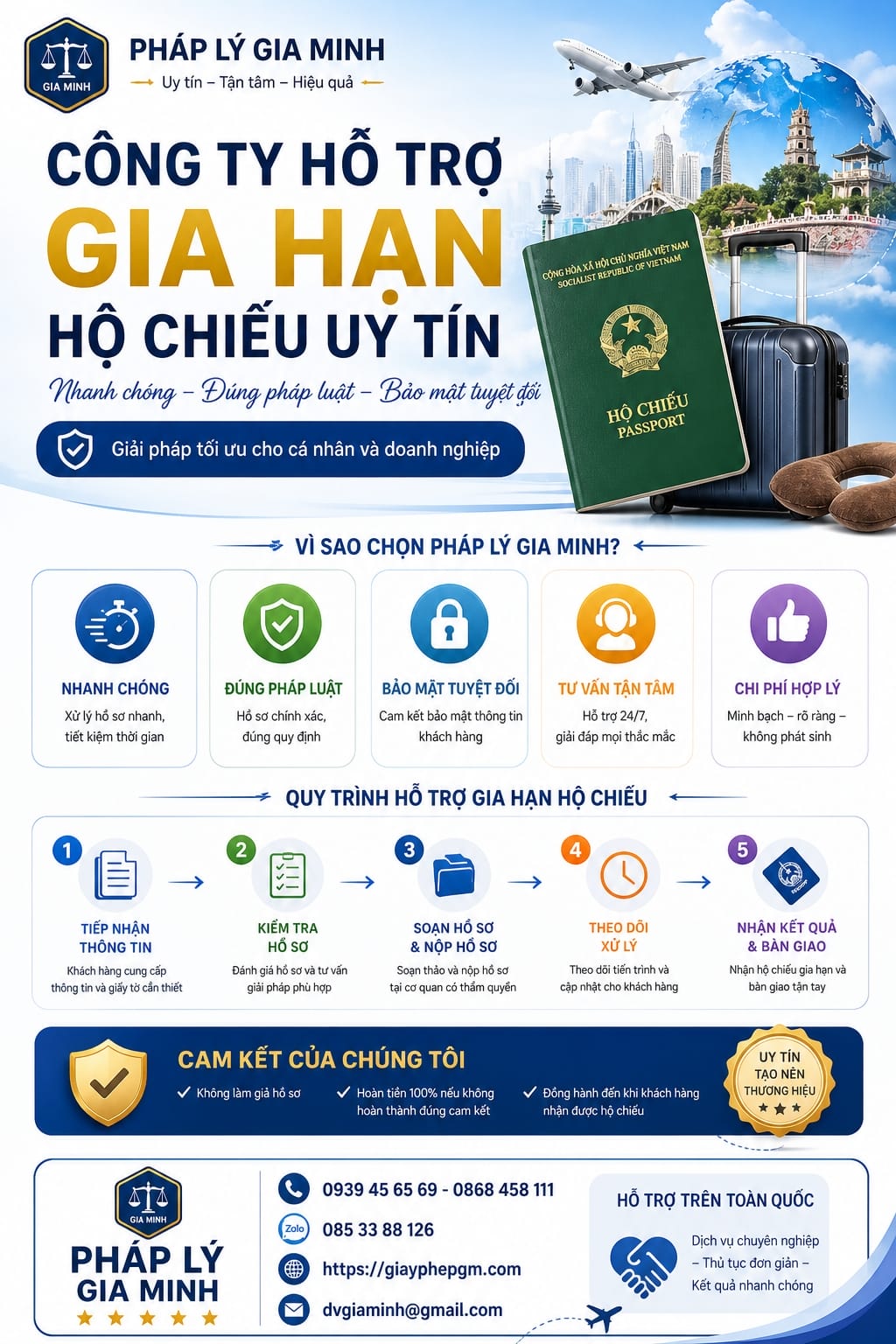 Kinh nghiệm làm lại hộ chiếu bị mất Thanh Hóa