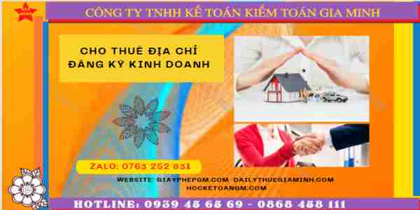 Cho thuê địa chỉ đăng ký kinh doanh tại TPHCM 8 Dịch vụ cho thuê văn phòng ảo tại tphcm chỉ 500.000đ