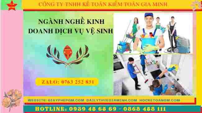 Bổ sung ngành nghề kinh doanh dịch vụ vệ sinh tại Hoà Bình 4 Bổ sung mã ngành nghề dịch vụ vệ sinh công nghiệp tại Hòa Bình