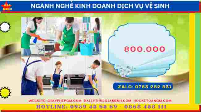 Bổ sung ngành nghề kinh doanh dịch vụ vệ sinh tại phú thọ 5 Chi phí Bổ sung mã ngành nghề dịch vụ vệ sinh công nghiệp tại Phú Thọ