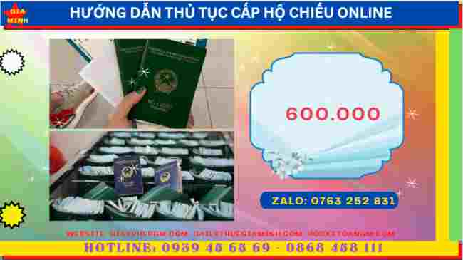 Hướng dẫn thủ tục cấp hộ chiếu online tại Bình Định 11 Chi phí dịch vụ cấp hộ chiếu online tại Bình Định