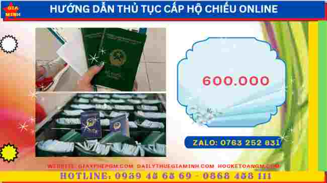 Hướng dẫn thủ tục cấp hộ chiếu online tại Bình Thuận 13 Chi phí dịch vụ cấp hộ chiếu online tại Bình Thuận