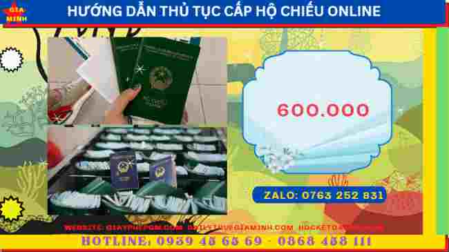Chi phí dịch vụ cấp hộ chiếu online tại Khánh Hòa