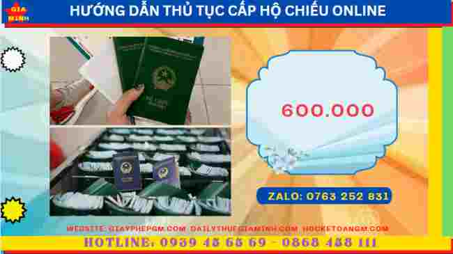 Hướng dẫn thủ tục cấp hộ chiếu online tại Kon Tum 13 Chi phí dịch vụ cấp hộ chiếu online tại Kon Tum
