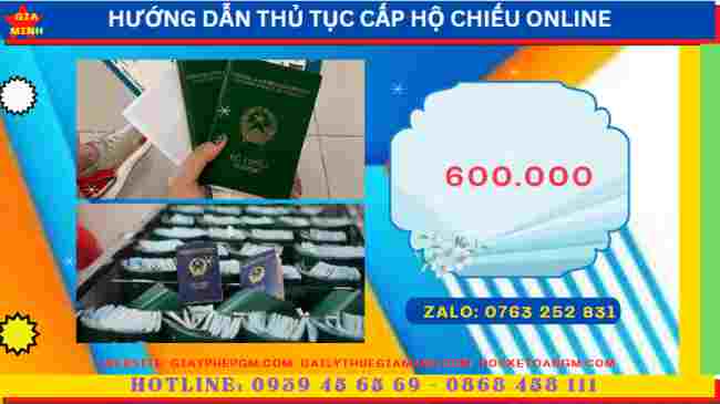 Chi phí dịch vụ cấp hộ chiếu online tại Nha Trang