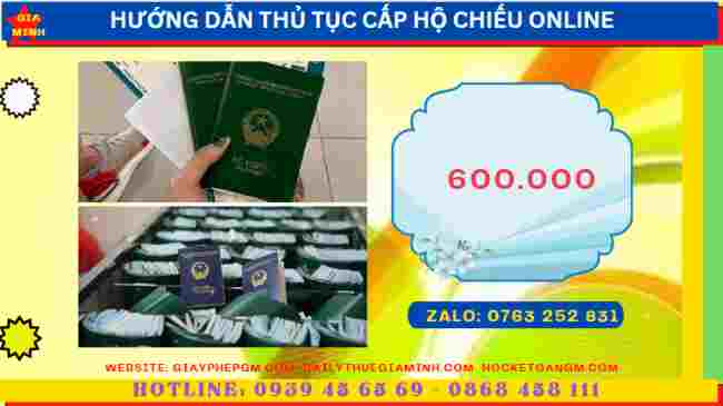 Hướng dẫn thủ tục cấp hộ chiếu online tại Quảng Ngãi 13 Chi phí dịch vụ cấp hộ chiếu online tại Quảng Ngãi