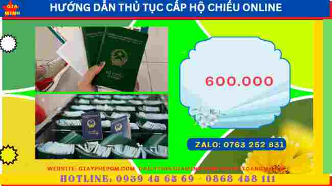 Hướng dẫn thủ tục cấp hộ chiếu online tại Quảng Trị 13 Chi phí dịch vụ cấp hộ chiếu online tại Quảng Trị