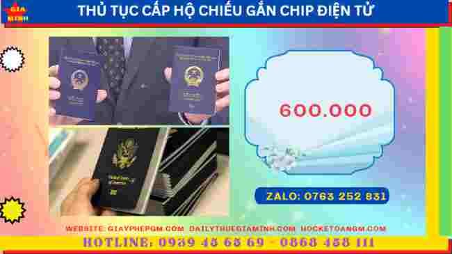 Chi phí dịch vụ làm hộ chiếu gắn chip điện tử tại Bắc Kạn