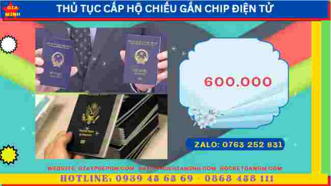 Thủ tục cấp hộ chiếu gắn chip điện tử tại Cao Bằng 13 Chi phí dịch vụ làm hộ chiếu gắn chip điện tử tại Cao Bằng