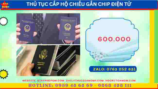 Thủ tục cấp hộ chiếu gắn chip điện tử tại Thái Bình 13 Chi phí dịch vụ làm hộ chiếu gắn chip điện tử tại Thái Bình