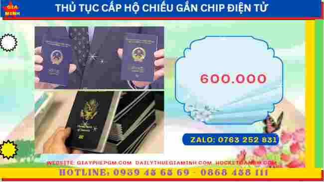Thủ tục cấp hộ chiếu gắn chip điện tử tại Vĩnh Phúc 13 Chi phí dịch vụ làm hộ chiếu gắn chip điện tử tại Vĩnh Phúc