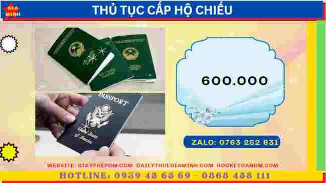 Thủ tục cấp hộ chiếu tại Bình Dương 13 Chi phí dịch vụ làm hộ chiếu nhanh tại Bình Dương