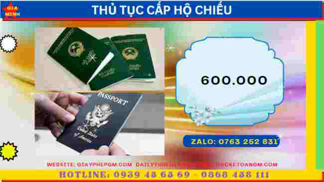 Chi phí dịch vụ làm hộ chiếu nhanh tại Hải Phòng